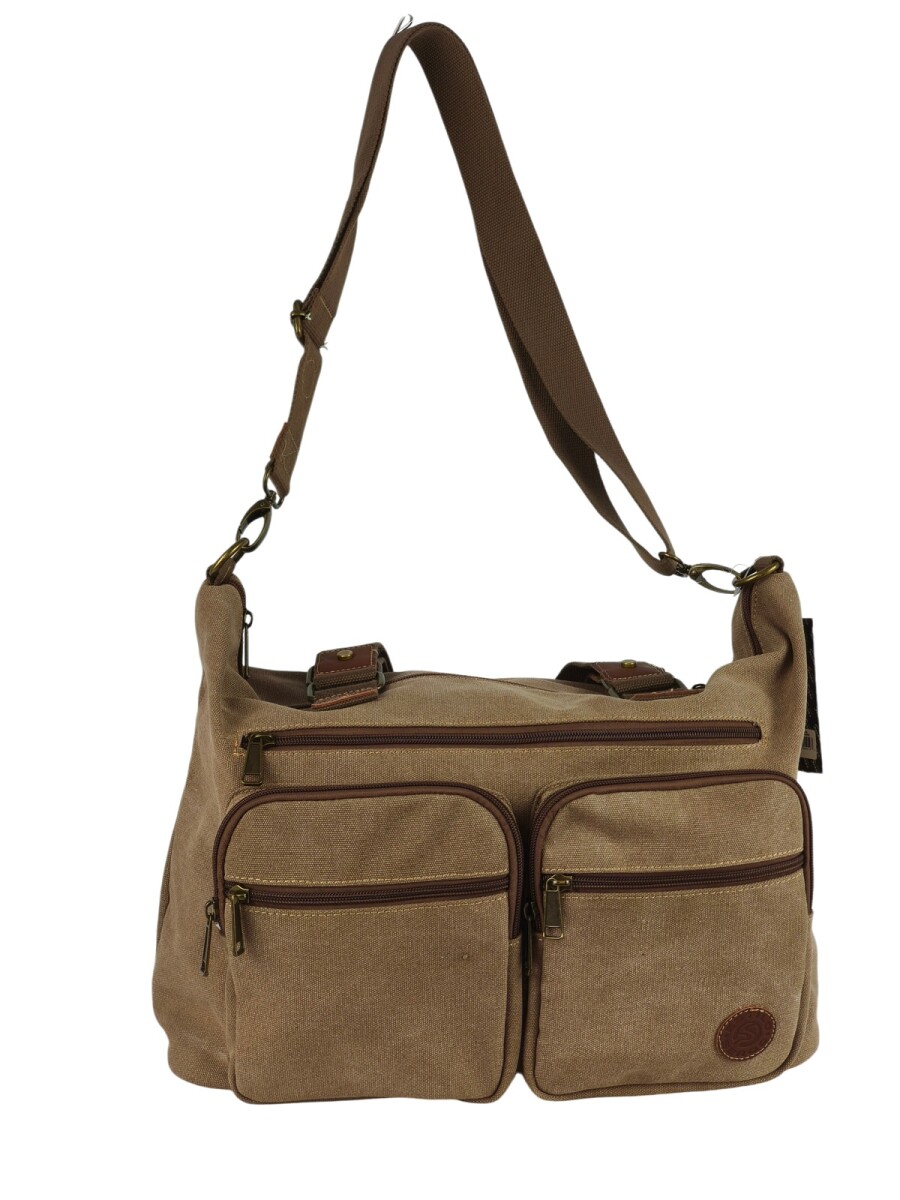 Bolso de lona - Marron 