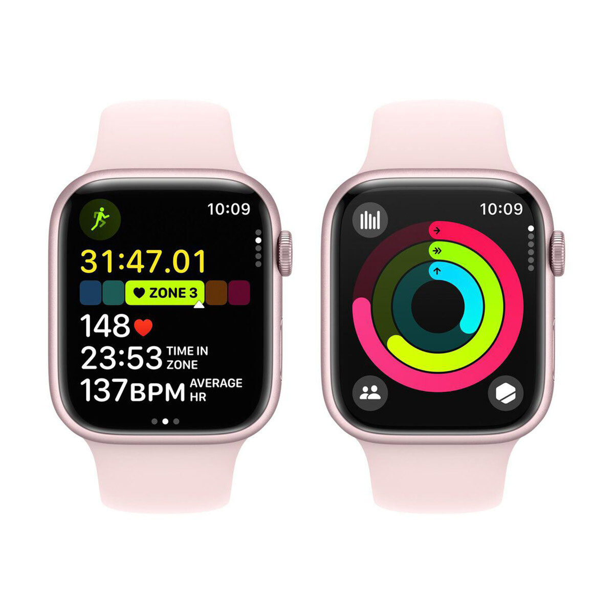 Reloj Apple Watch Series 9 (GPS) 45mm Sport Band Pink sand