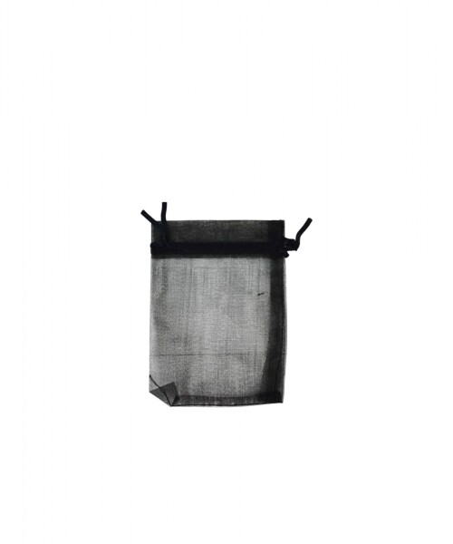 Bolsa organza 8x11 cm. NEGRO