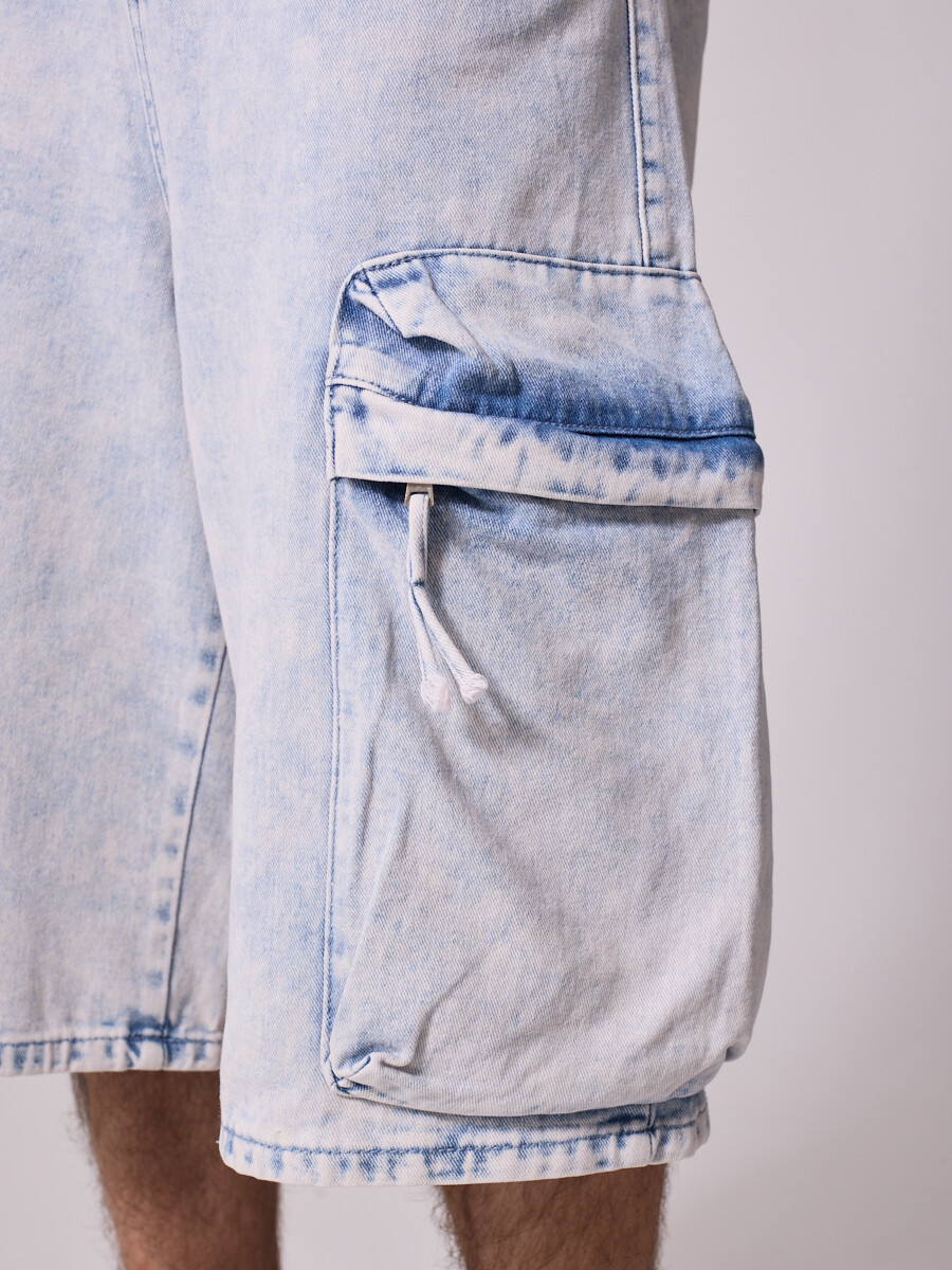 BERMUDA JEAN VARA DIXIE Celeste Claro