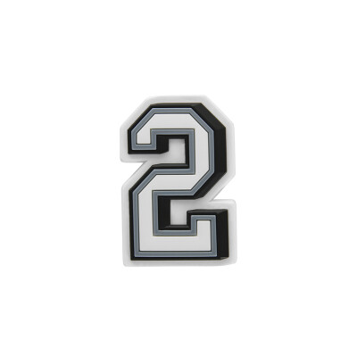 Jibbitz™ Charm Número 2 Blanco