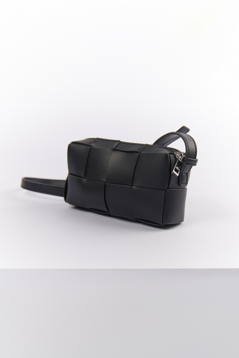 BANDOLERA TRENZADA NEGRO
