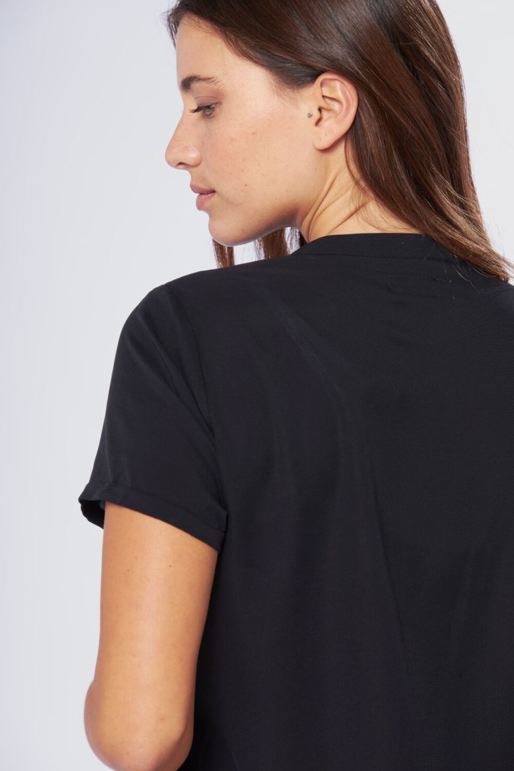 BLUSA MANGA CORTA Negro