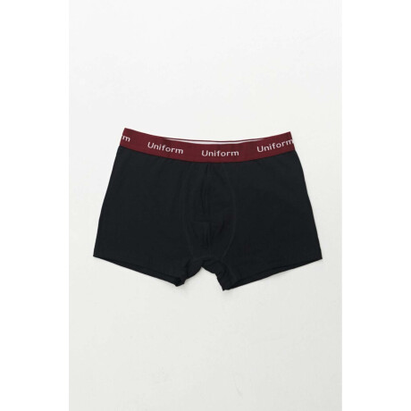 Boxer New Gino Negro/Vino
