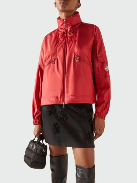 Moncler - Chaqueta con capucha, Hemar Rojo