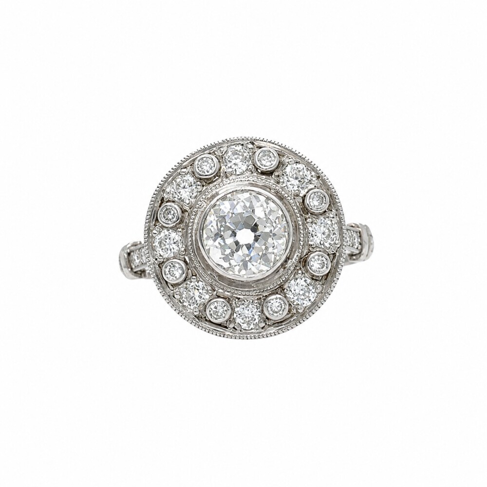 Anillo De Platino Con Brillantes Anillo De Platino Con Brillantes
