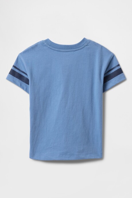 Remera Logo Gap Toddler Niño Soft Cornflower
