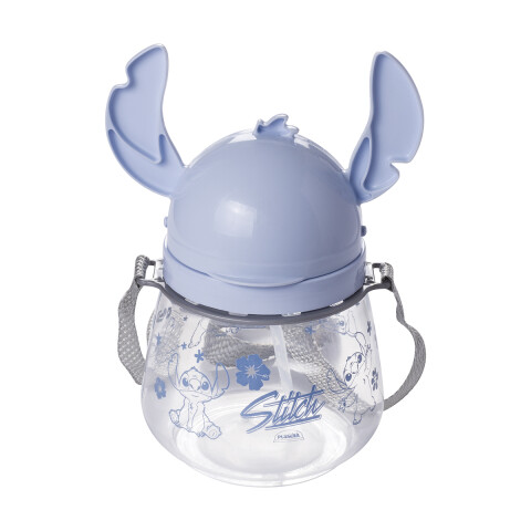 Botella Cantimplora con Forma y Pajita Stitch 1.1 L U