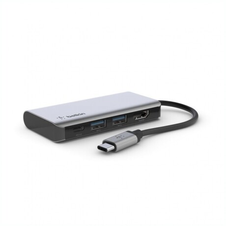 Hub Adaptador BELKIN USB-C 4 En 1 USB-C PD 3.0 2 USB-A Hub Adaptador BELKIN USB-C 4 En 1 USB-C PD 3.0 2 USB-A