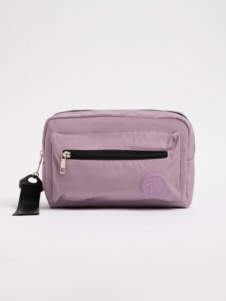 Necessaire con bolsillo Lila