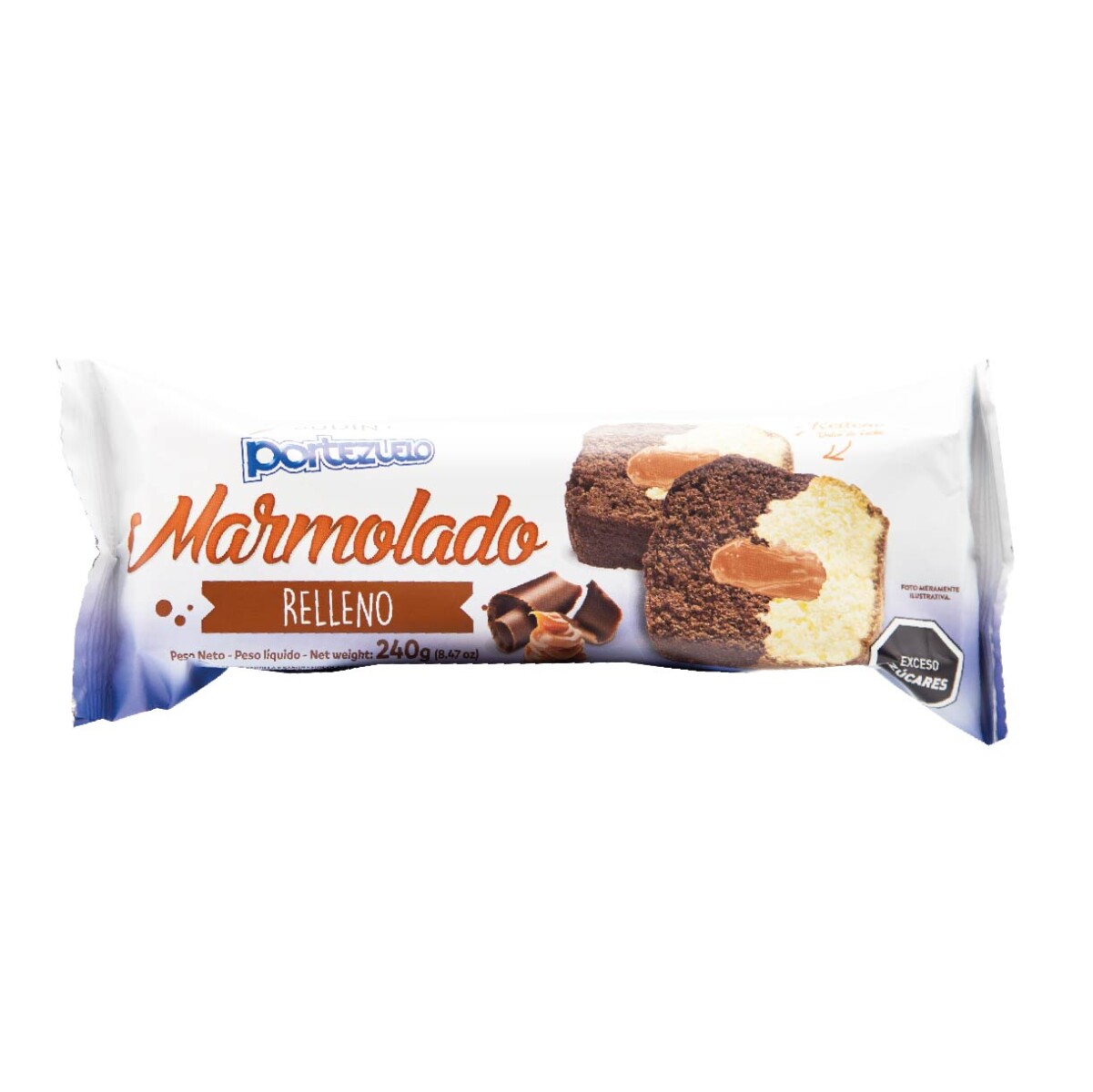 BUDIN RELL PORTEZUELO MARMO RELL D LECHE 240GRS - MARMO RELL D LECHE 240GRS 