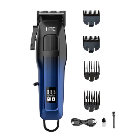 Cortapelo Inalámbrica HTC AT-708 USB NEGRO-AZUL