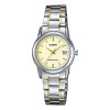 Reloj Casio LTPV002SG 9AUDF para dama con correa de acero Reloj Casio Ltpv002sg 9audf Para Dama Con Correa De Acero