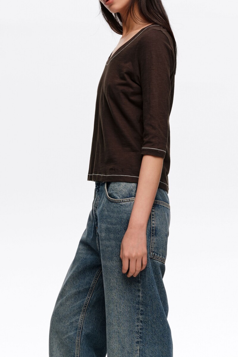 CAMISETA Marron