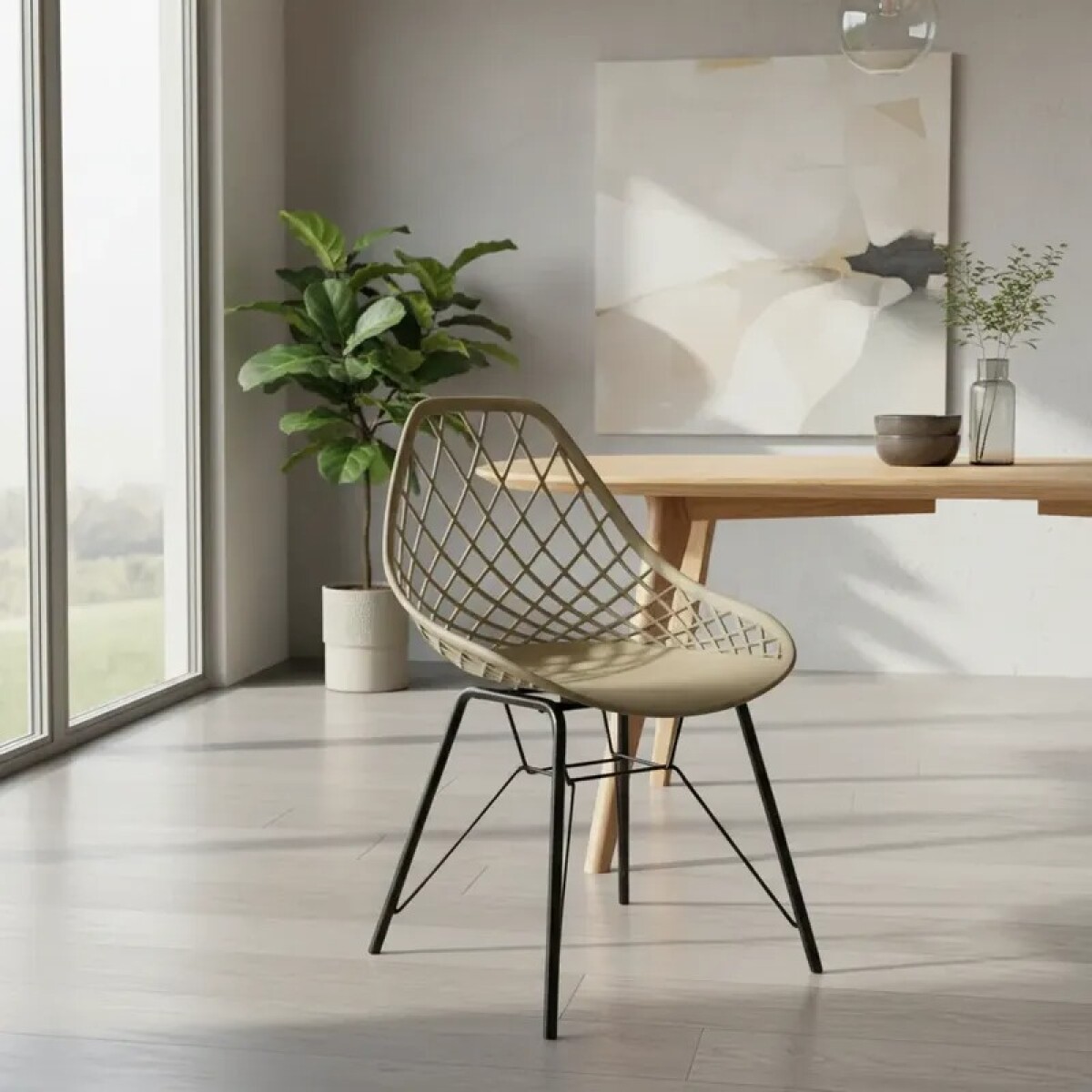 SILLA KAILA STEEL - COLOR FENDI 