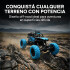 Auto A Control Remoto Todoterreno Motion Climb Recargable Color Celeste