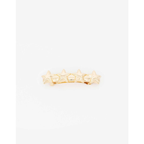 Hebilla Francesa Con Estrellas Dorado