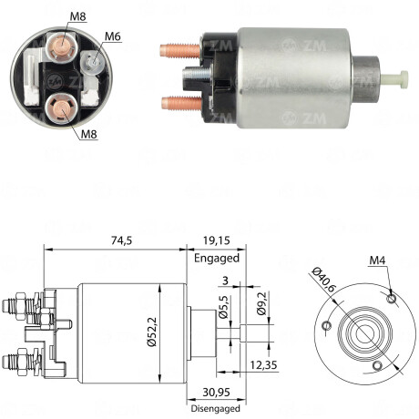 AUTOMATICO DE ARRANQUE - CORSA 2 MERIVA ASTRA VECTRA S10 BLAZER N 12V DREMY ZM AUTOMATICO DE ARRANQUE - CORSA 2 MERIVA ASTRA VECTRA S10 BLAZER N 12V DREMY ZM