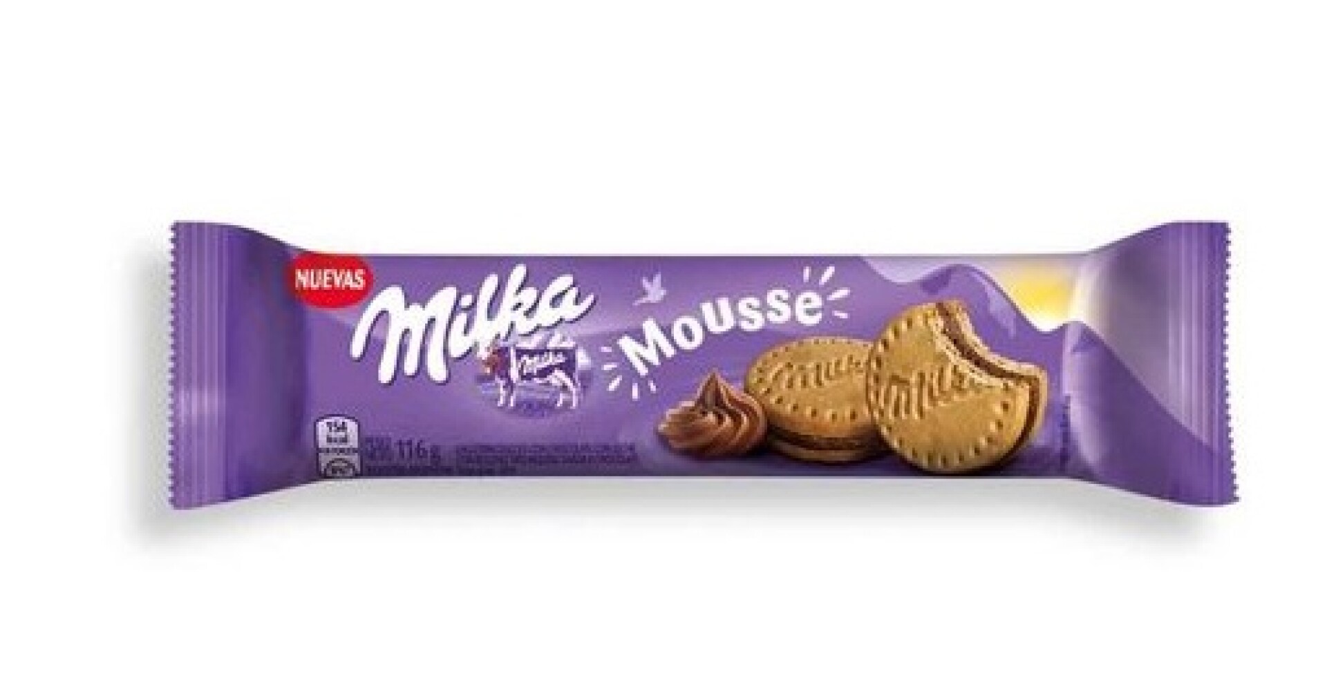 GALLETA MILKA MOUSSE 116G VAINILLA 