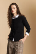 CARDIGAN ALBA Negro