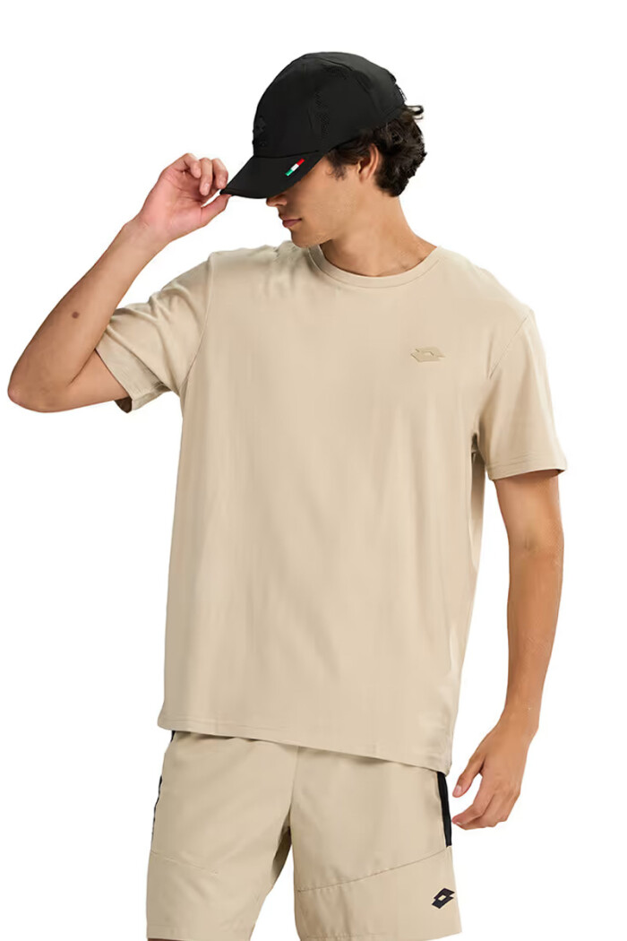 Remera Lotto manga corta Lor-Aria Beige