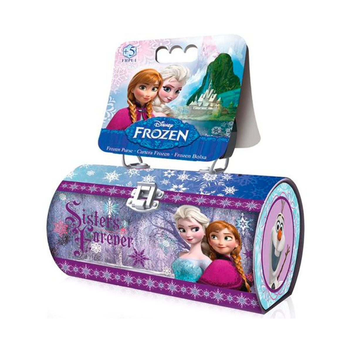 Cartera de Metal Cartuchera Diseño Disney Frozen 