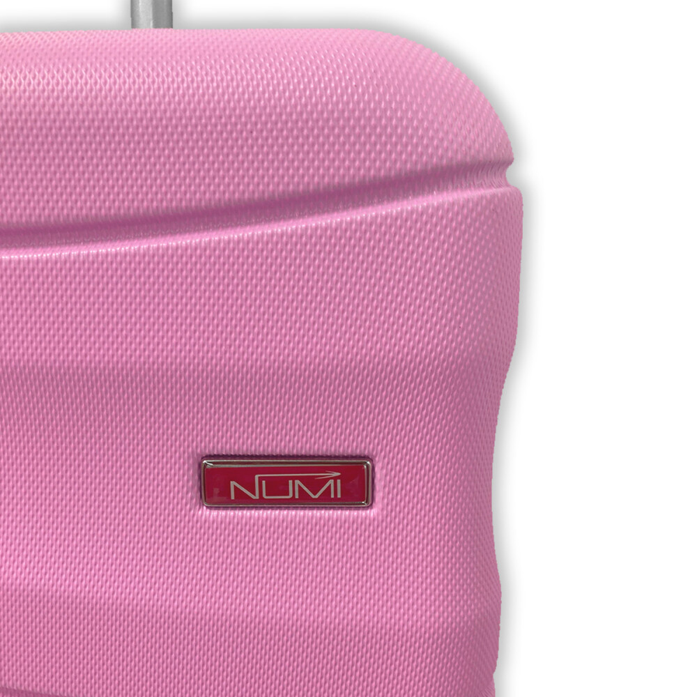 Valija Mediana 4 Ruedas Rígida Mango Telescópico Rosa