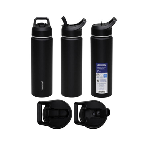 Botella térmica 650ml c/ sorbete negra -TRAMONTINA TF6784