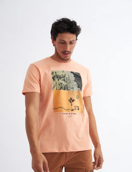 Remera Aizen Coral