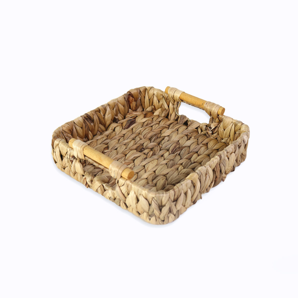 BANDEJA CUAD YUTE 24X24X11CM PEQ 