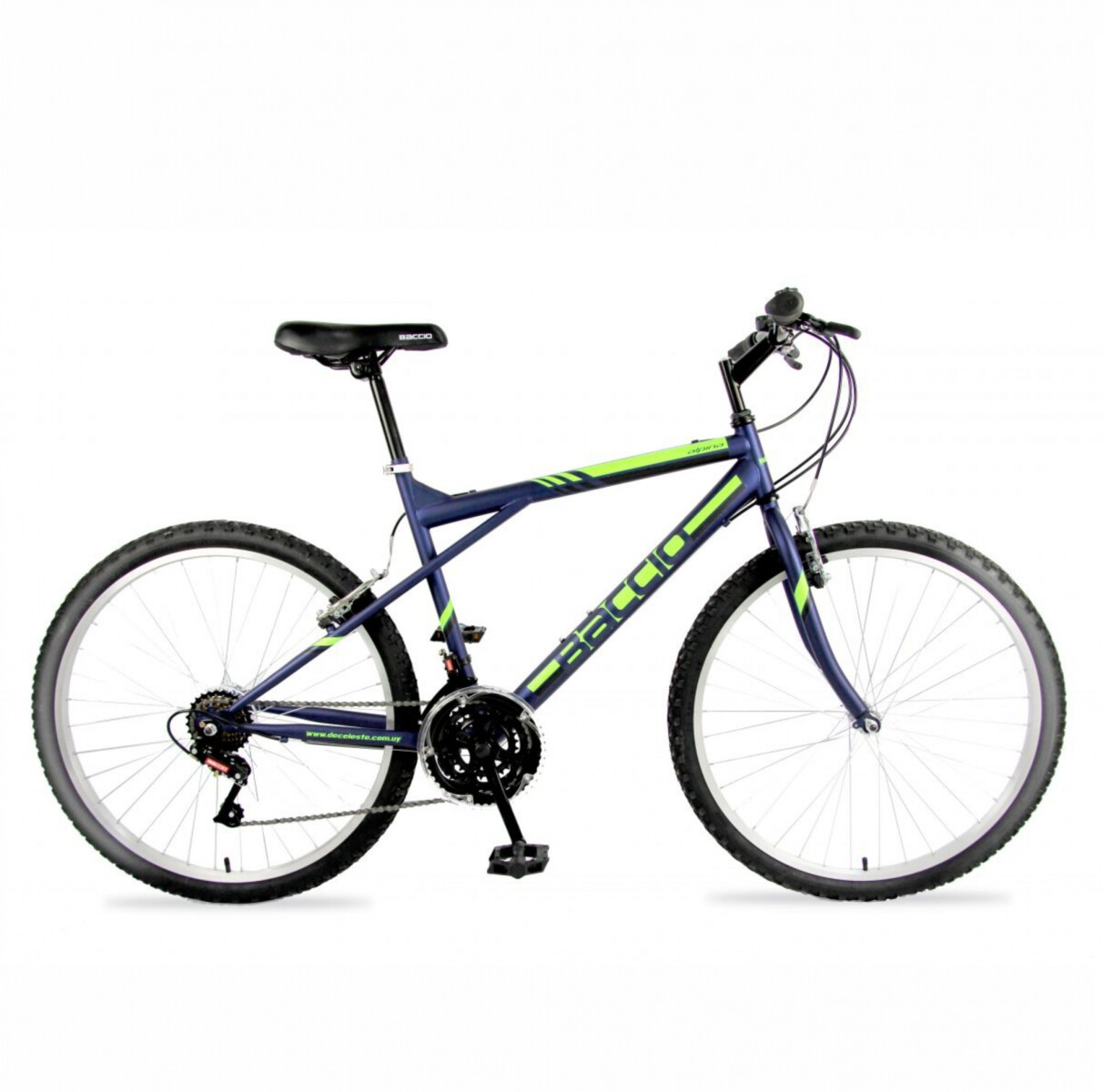 BICICLETA BACCIO ALPINA MAN ROD. 26 - AZUL OSCURO/ VERDE 