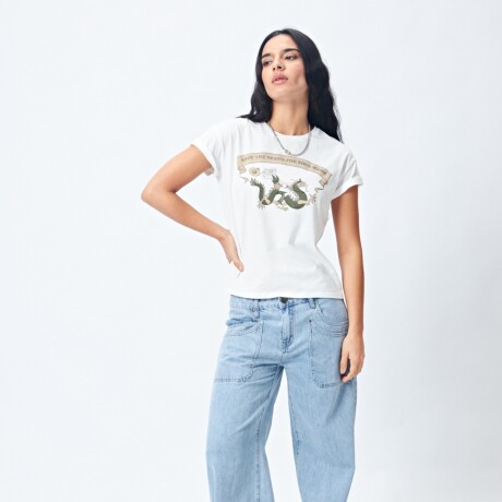 REMERA DRAMA Blanco