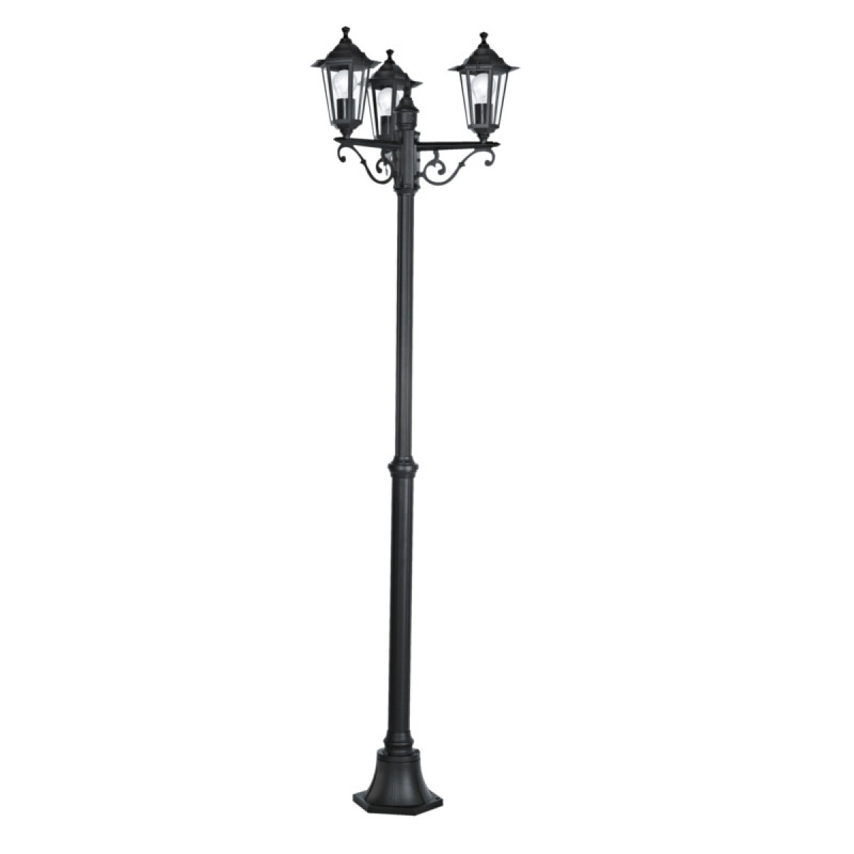 Farol de pie colonial negro 3XE27 1920MM LATERNA 4 - EG0402 