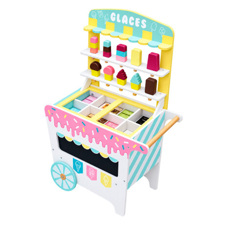 Carrito de helado de madera Carrito de helado de madera