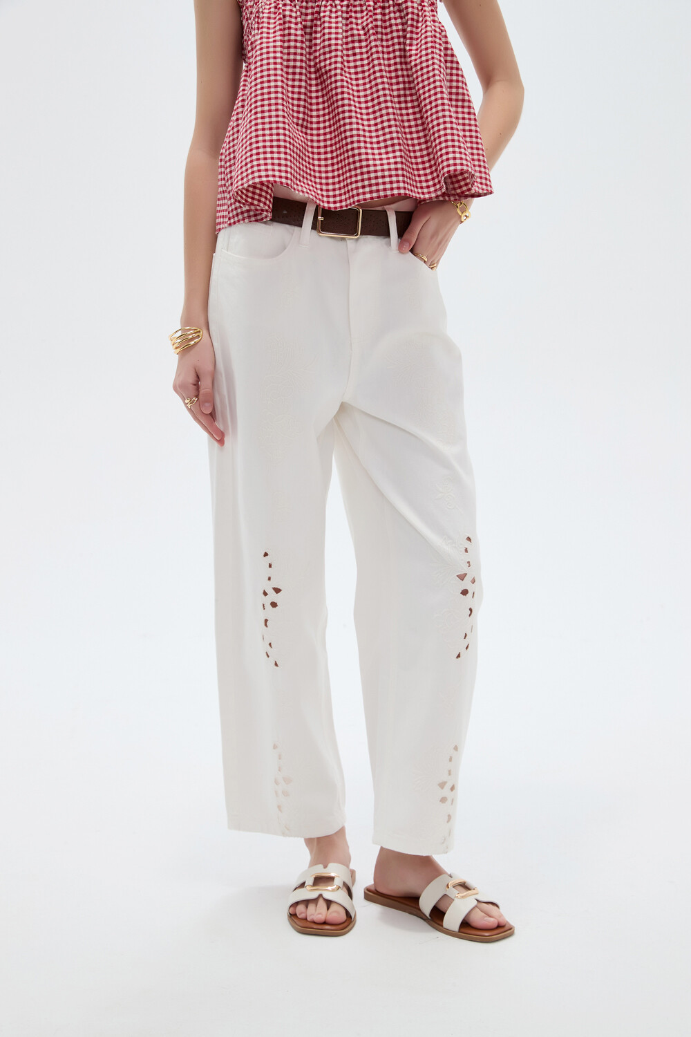 Pantalon Rato Marfil / Off White