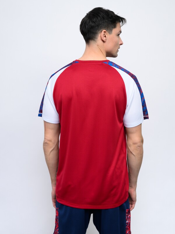 REMERA PRO TRAINING ACTIVE Nacional Hombre Beige, ordeaux