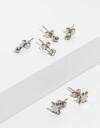 Aros Sets Metal Set De Aros - Plateado