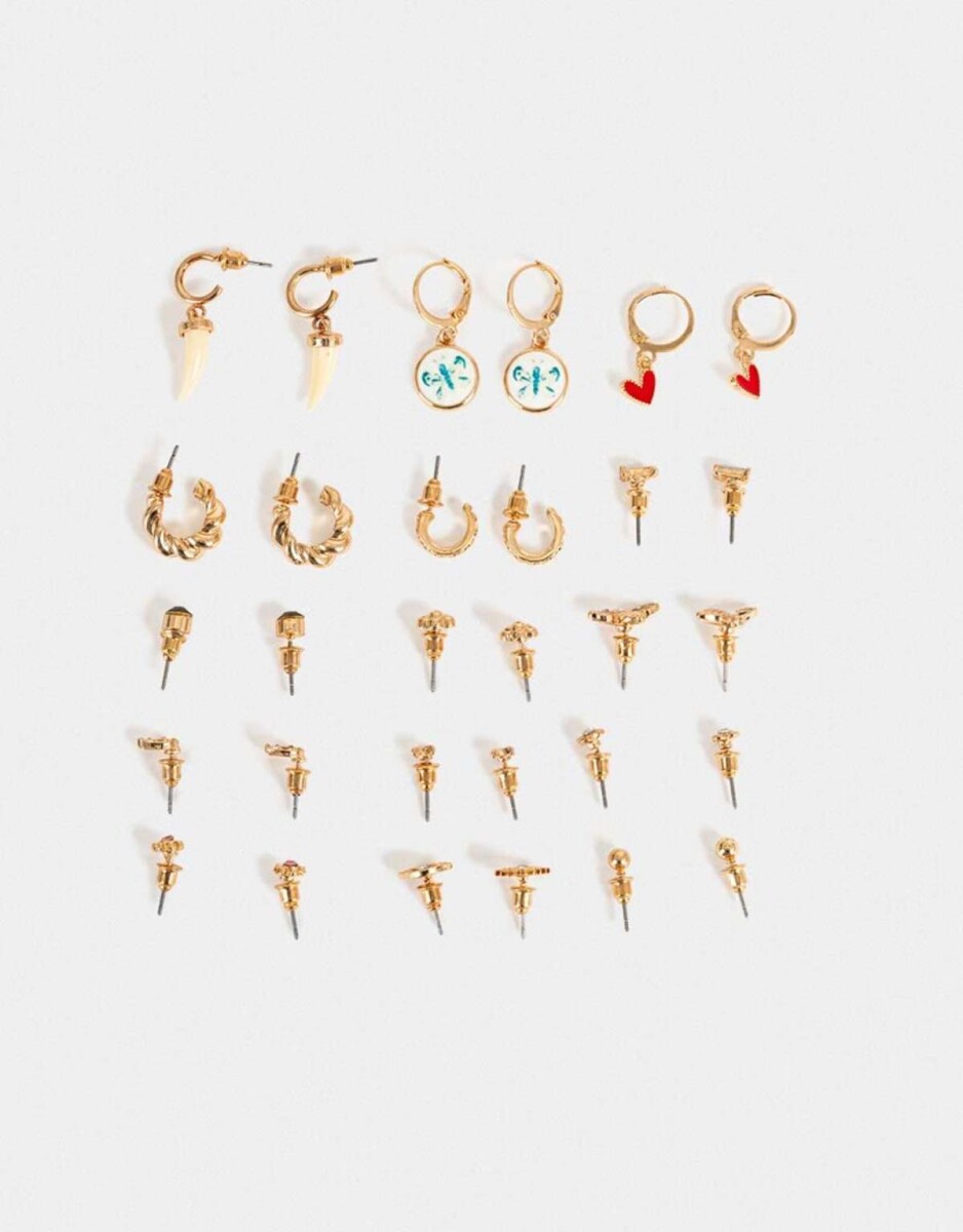 Sets De Aros - Dorado 