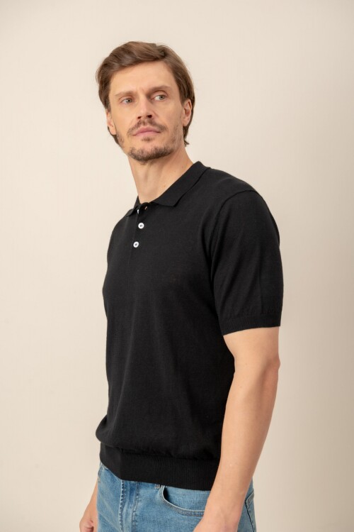 Remera lino Cuck Negro