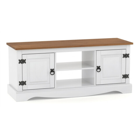 RACK 2 PUERTAS 1 ESTANTE CERA BLANCO P1401 RACK 2 PUERTAS 1 ESTANTE CERA BLANCO P1401