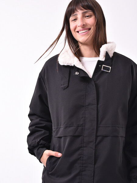 CAMPERA FRANCA NEGRO