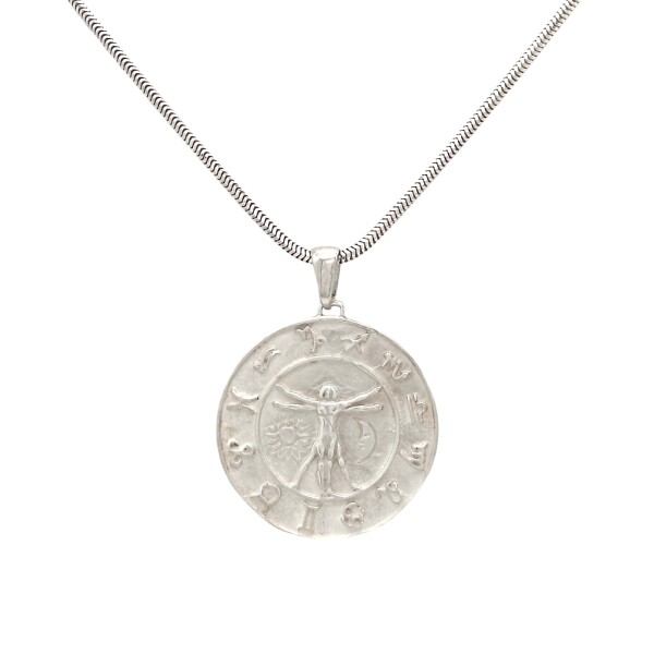 Dije Vitruvio-Plata 925-Sin Piedra-CP3127 sinpiedra