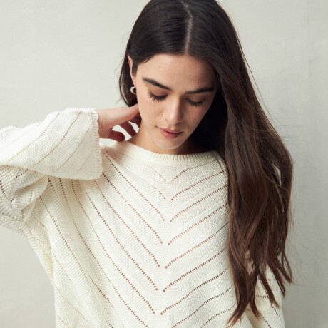 SWEATER CAPUCINE Crudo