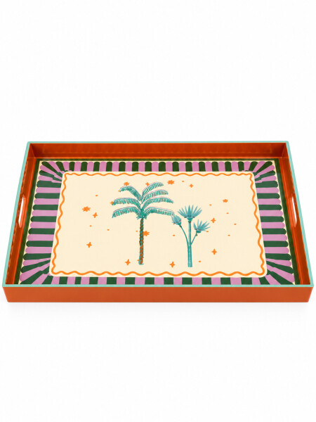 BANDEJA RECTANGULAR TULUM MULTICOLOR