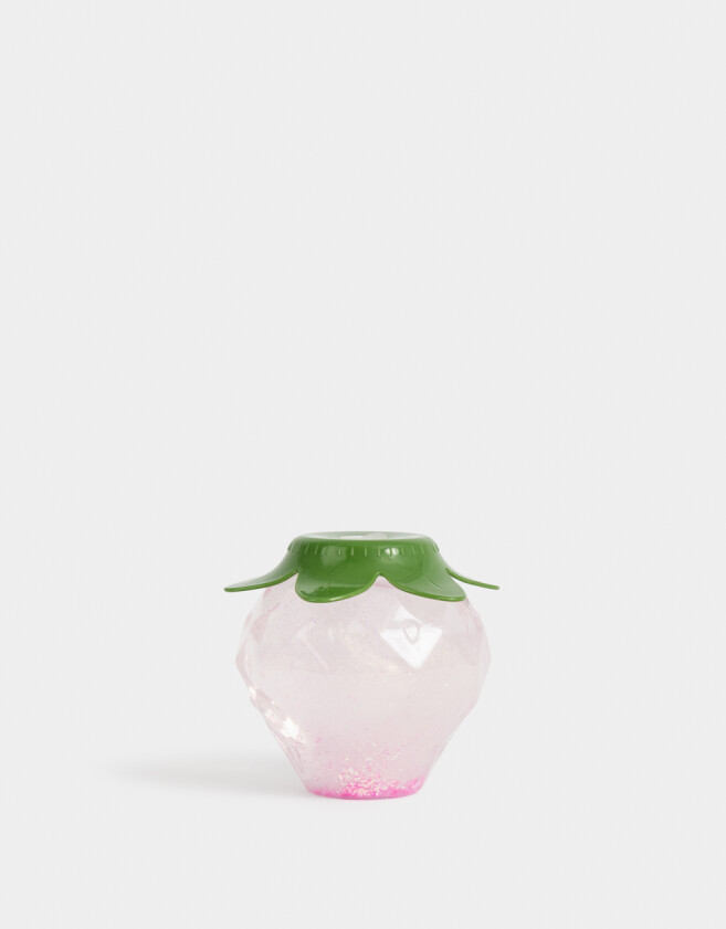 Lúdico Juguetes Slime En Forma De Frutilla - Rosa Claro