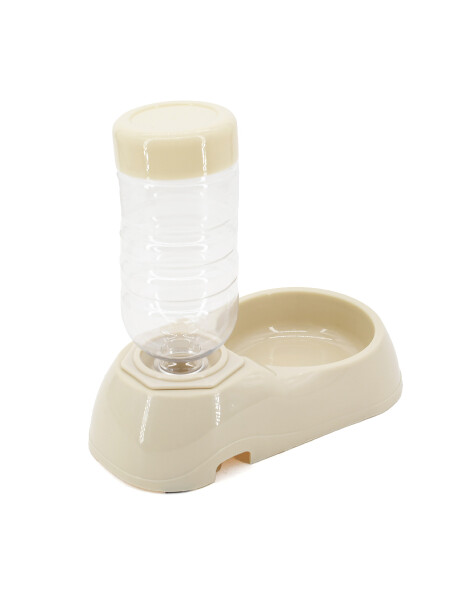 BEBEDERO CON BOTELLA 500 ML GRIS