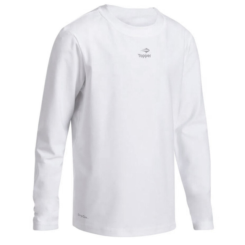 Remera de Hombre Topper Termica M/L Blanco