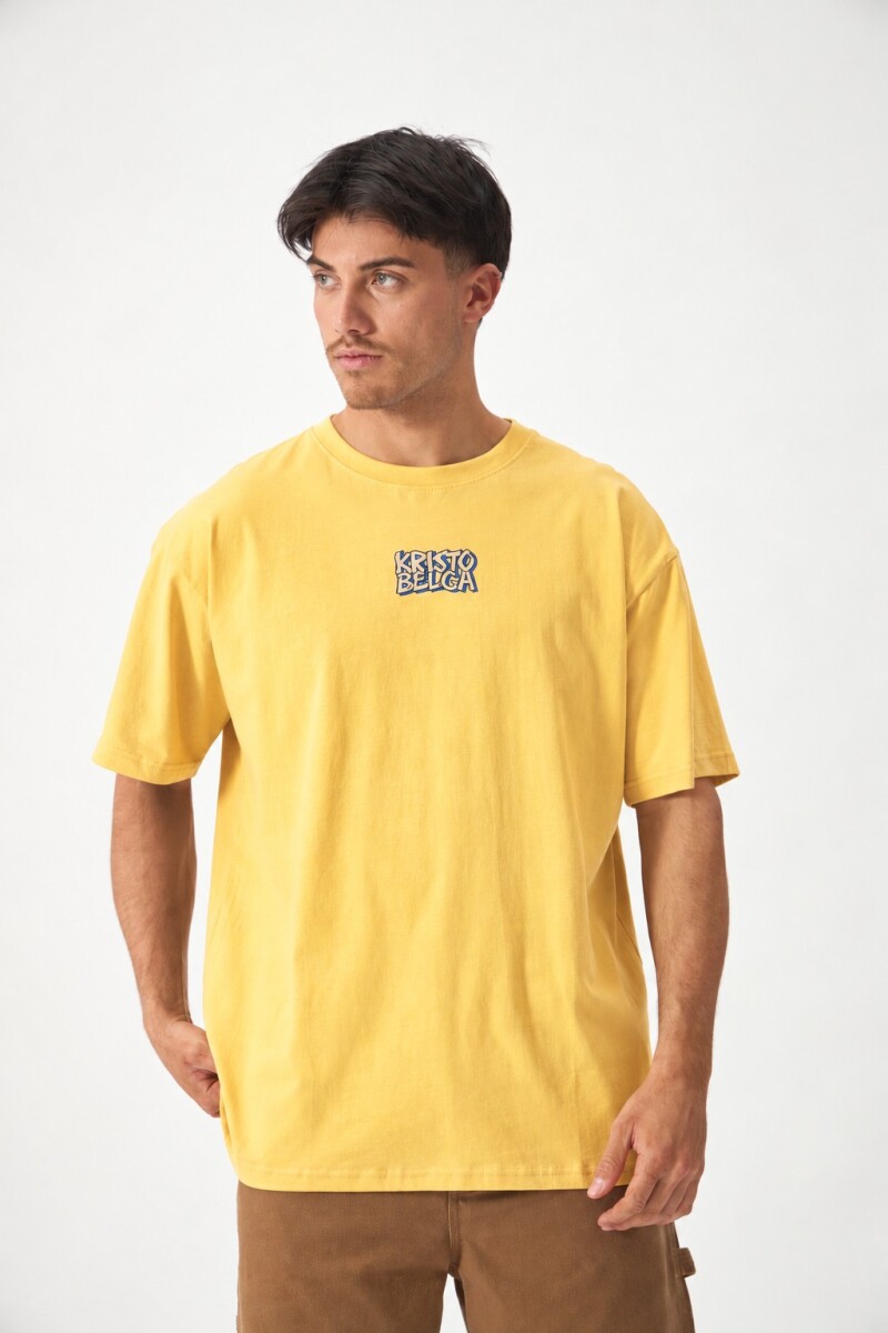 REMERA SHORE BREAK - AMARILLO 
