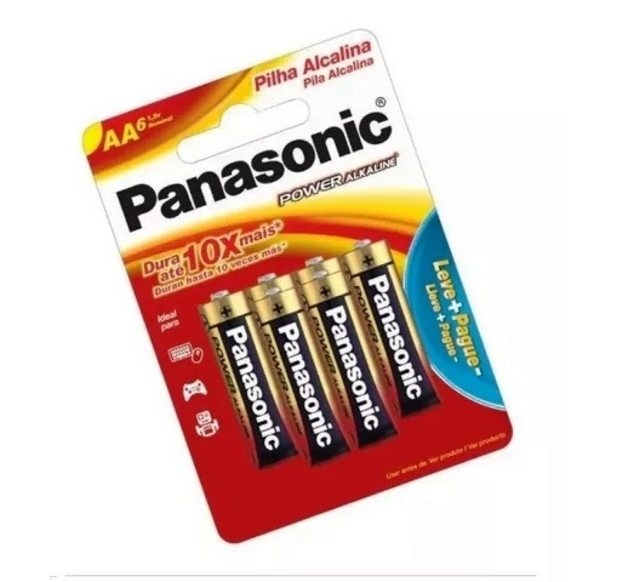 Pila PANASONIC AA Alcalina x 6 Unidades 