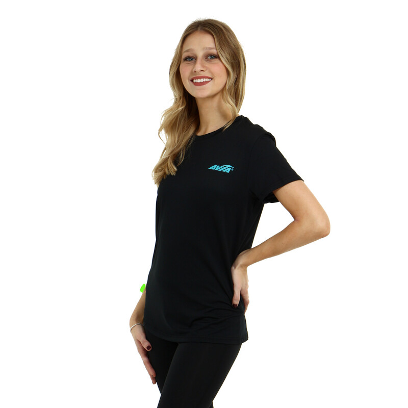 Avia Remera Mujer - Negro Negro